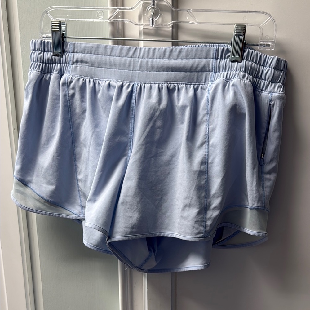 Lululemon Athletica Sky Blue Running Shorts
